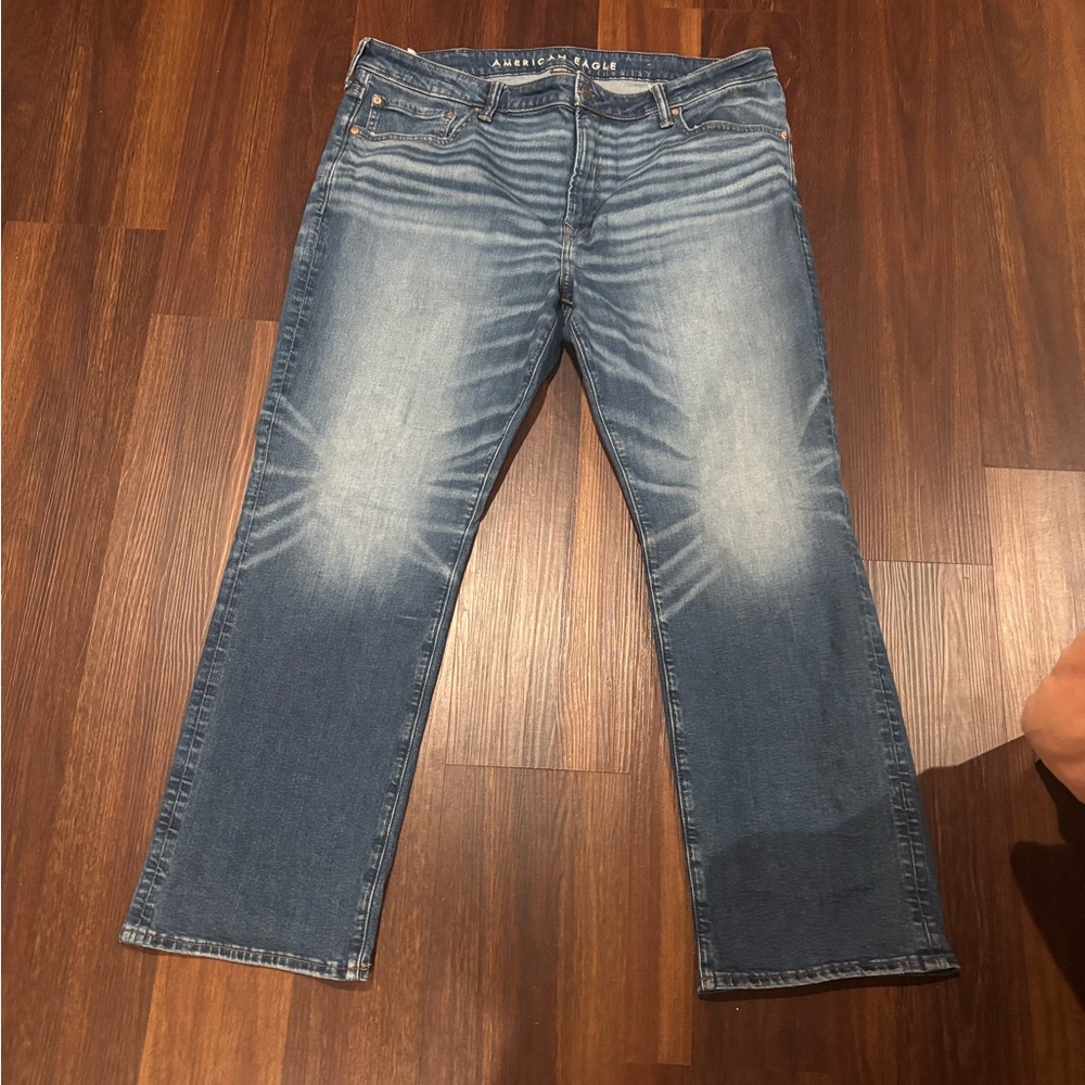 Men’s American Eagle Original Bootcut blue jeans 40 x 30